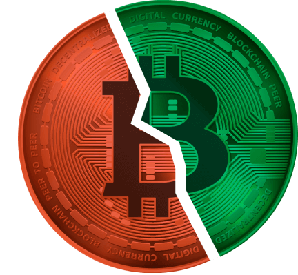 bitcoin priėmė čia logotipas