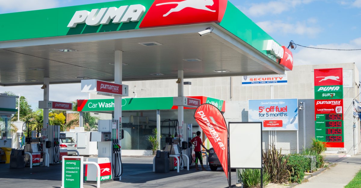 puma petrol station prices
