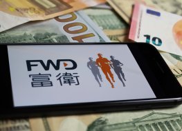 FWD logo on a smartphone