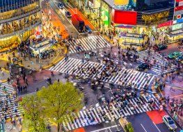 Shibuya Crossing in Tokyo, Japan 