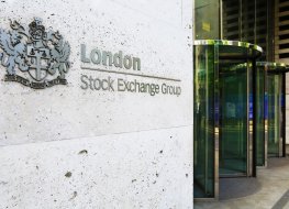London Stock Exchange building door in London