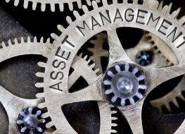 Gears with the words asset management